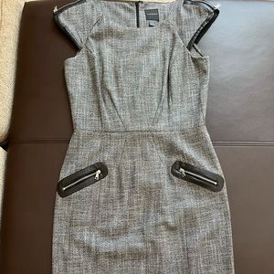 Grey and black dress